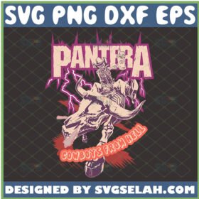 pantera cowboys from hell svg