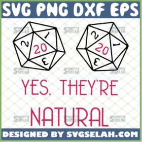 yes theyre natural d20 svg