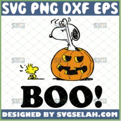 peanuts halloween snoopy woodstock boo svg