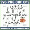 prettiest little pumpkin in the patch svg halloween onesie svg