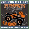 pumpkin smasher halloween monster truck svg