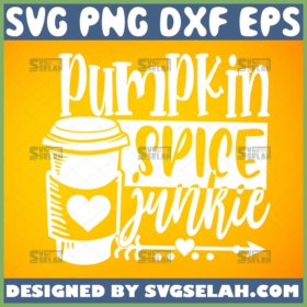 pumpkin spice junkie svg