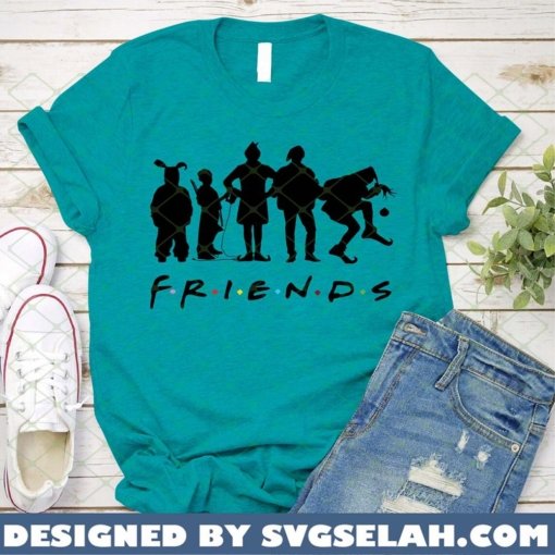 christmas movie friends SVG PNG DXF EPS 2