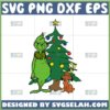 grinch and max christmas tree svg