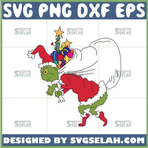 how the grinch stole christmas svg