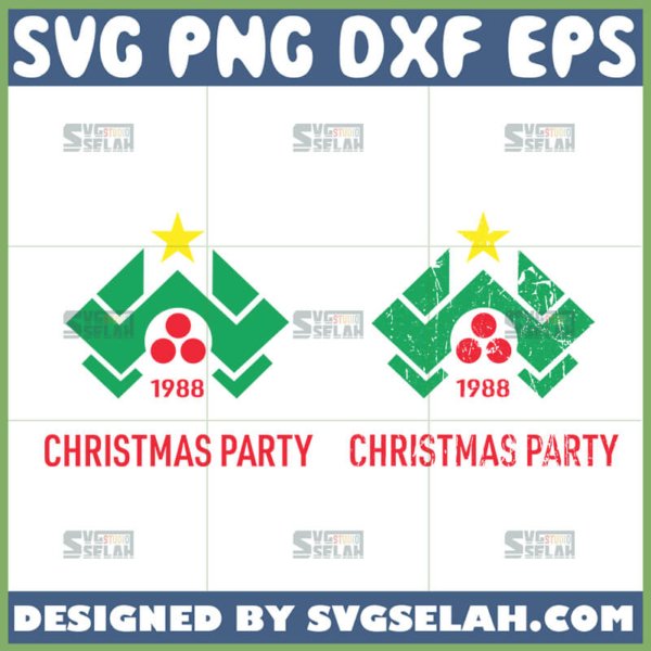 nakatomi plaza christmas party 1988 svg