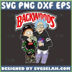 rick and morty backwoods svg