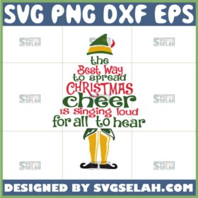 the best way to spread christmas cheer svg