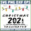 christmas 2021 the one where we were vaccinated svg christmas vaccinated friends theme svg