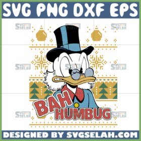 donald duck bah humbug svg disney christmas svg