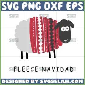 fleece navidad svg