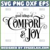 good tidings of comfort and joy svg