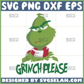 grinch please svg