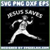 jesus saves baseball svg