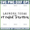 laundry today or naked tomorrow svg funny quotes svg
