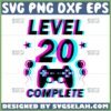 level 20 complete svg