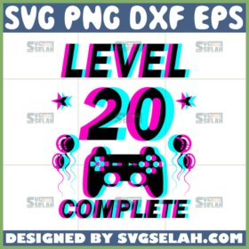 level 20 complete svg