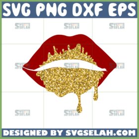 lips glitter svg