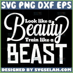 look like a beauty train like a beast svg