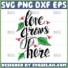 love grows here svg