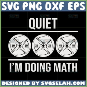 quiet im doing math svg math teacher svg