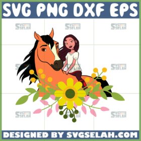 spirit and lucky svg ridding horse svg