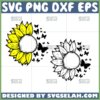 sunflower butterfly svg half sunflower outline svg butterfly silhoue