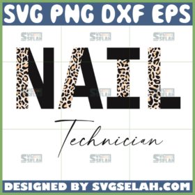 nail technician svg