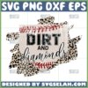 dirt and diamonds baseball svg baseball leopard quotes svg