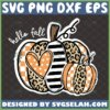 hello fall pumpkin svg