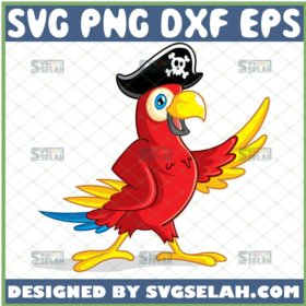 parrot pirate svg