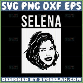 selena face svg