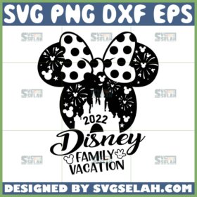 minnie disney family vacation 2022 svg