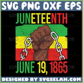 juneteenth june 19th 1865 svg black freedom day flag svg black pride svg