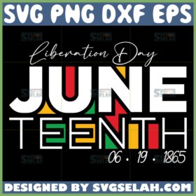 liberation day svg juneteenth since 1865 svg black power svg