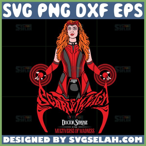 scarlet witch doctor strange in the multiverse of madness svg