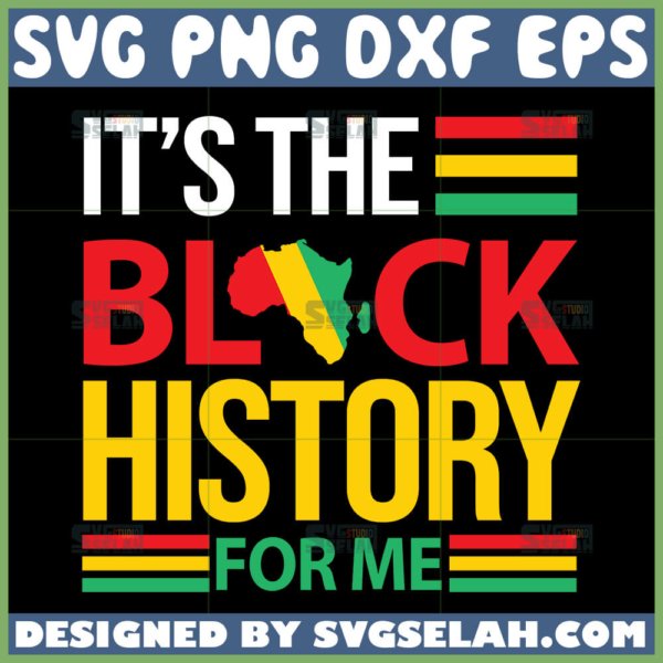 it's the black history for me svg juneteenth svg