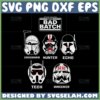 star wars the bad batch svg clone force 99 svg