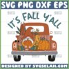its fall yall truck and gnomes svg