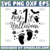 my first halloween svg baby onesie halloween svg