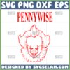 pennywise face outline svg