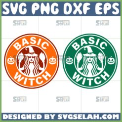 starbucks basic witch svg